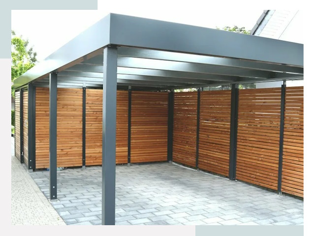 Навесы для парковки в Саянске