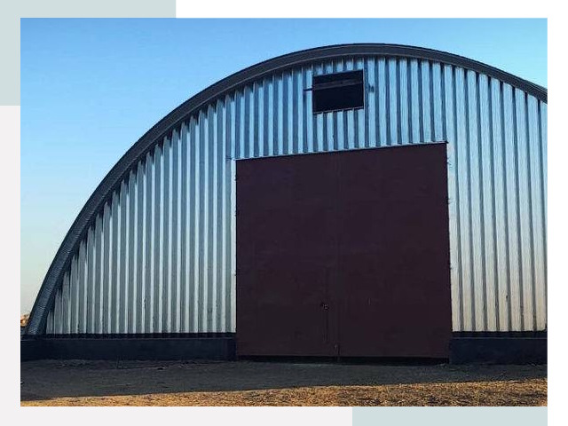 Бескаркасные ангары в Саянске