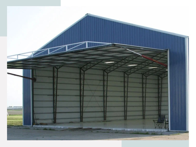 Прямо стенные ангары в Саянске