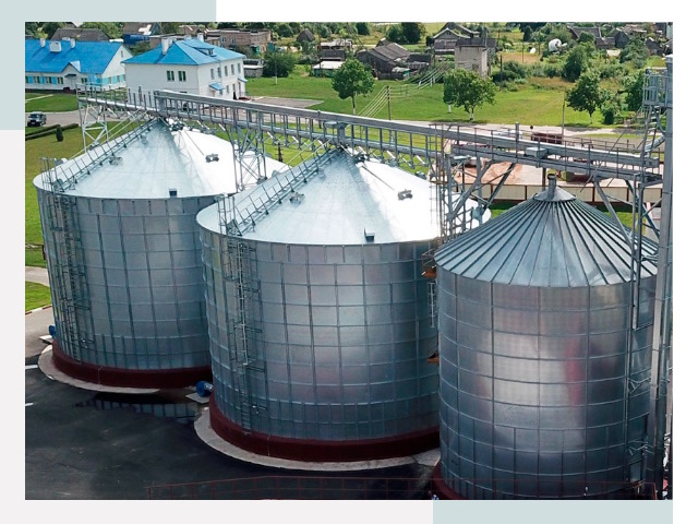 Металлические силосы в Саянске