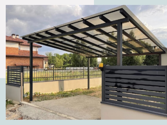 Металлические навесы в Саянск от 610 руб. за м²