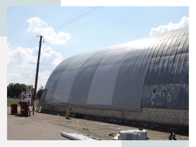 Ремонт ангаров в Саянске