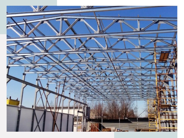 Металлокаркасы для складов в Саянске