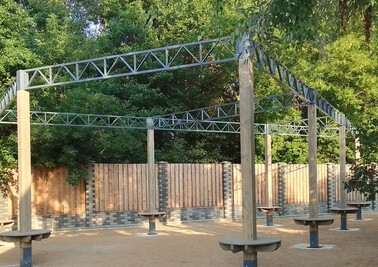 Терраса из металлоконструкций под ключ, проектирование, изготовление и монтаж от СтальСтрой-Сск